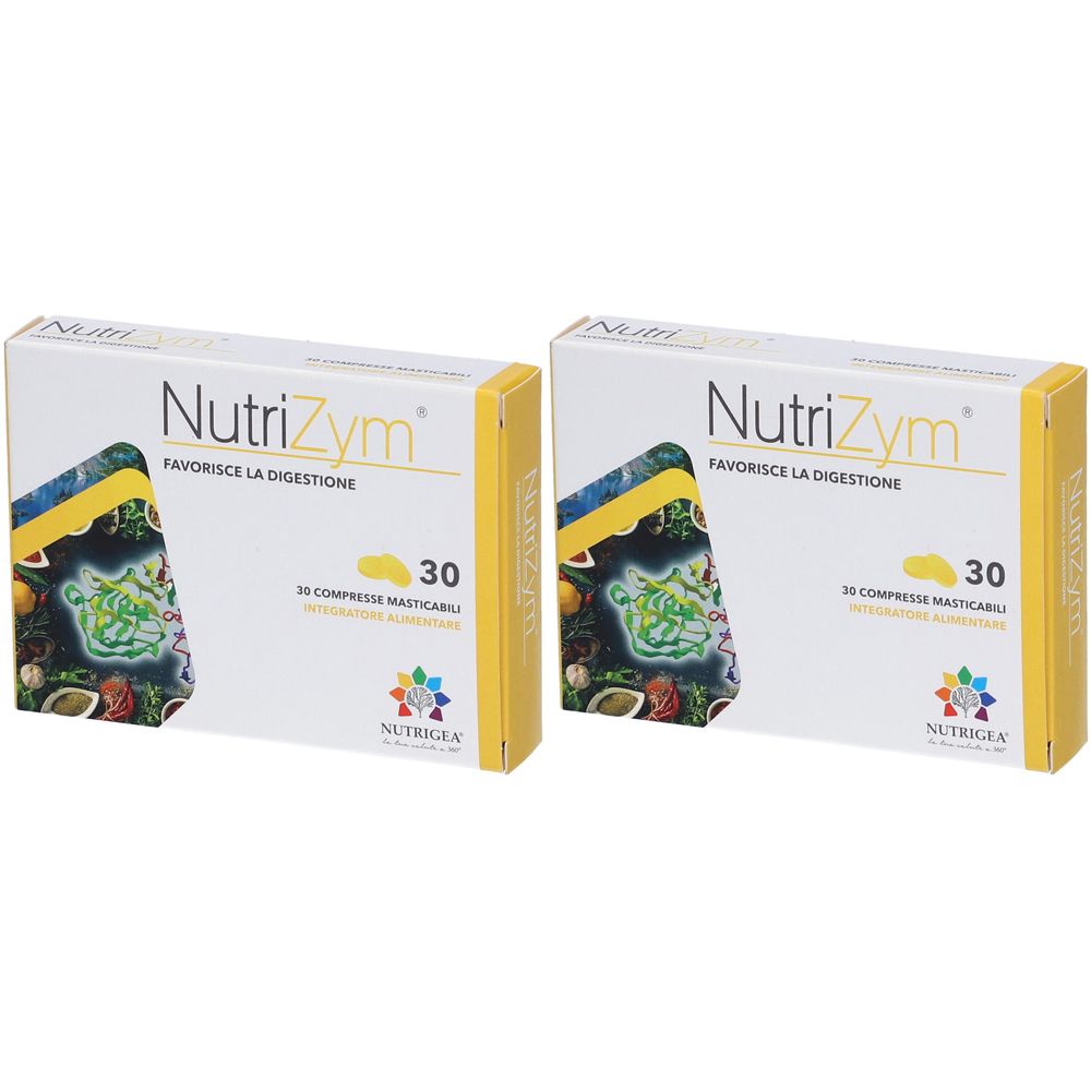 Nutrizym 30 Compresse Masticabili Set da 2