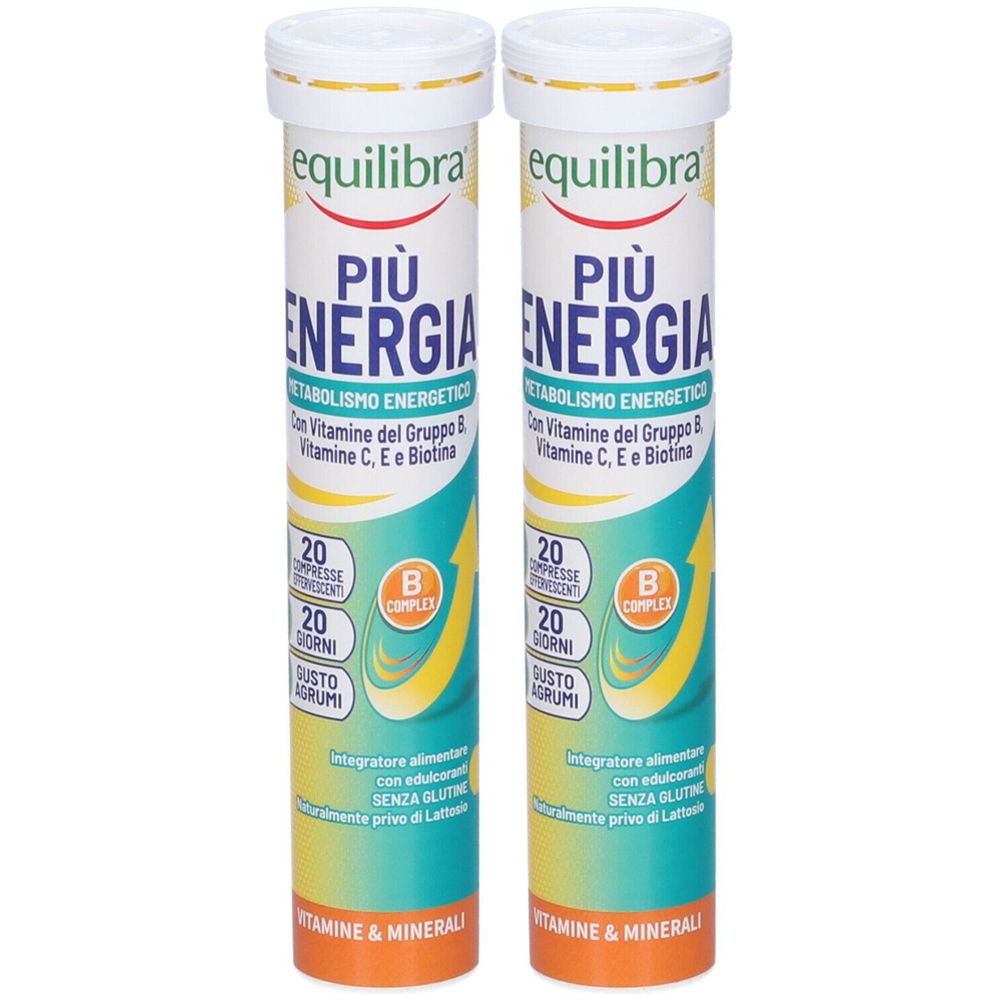 Equilibra® Più Energia Compresse Effervescenti Set da 2
