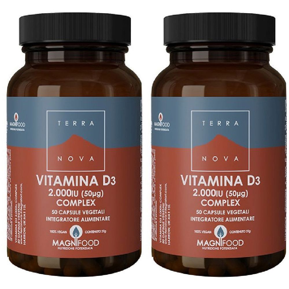 Terranova Vitamina D3 1000 Set da 2