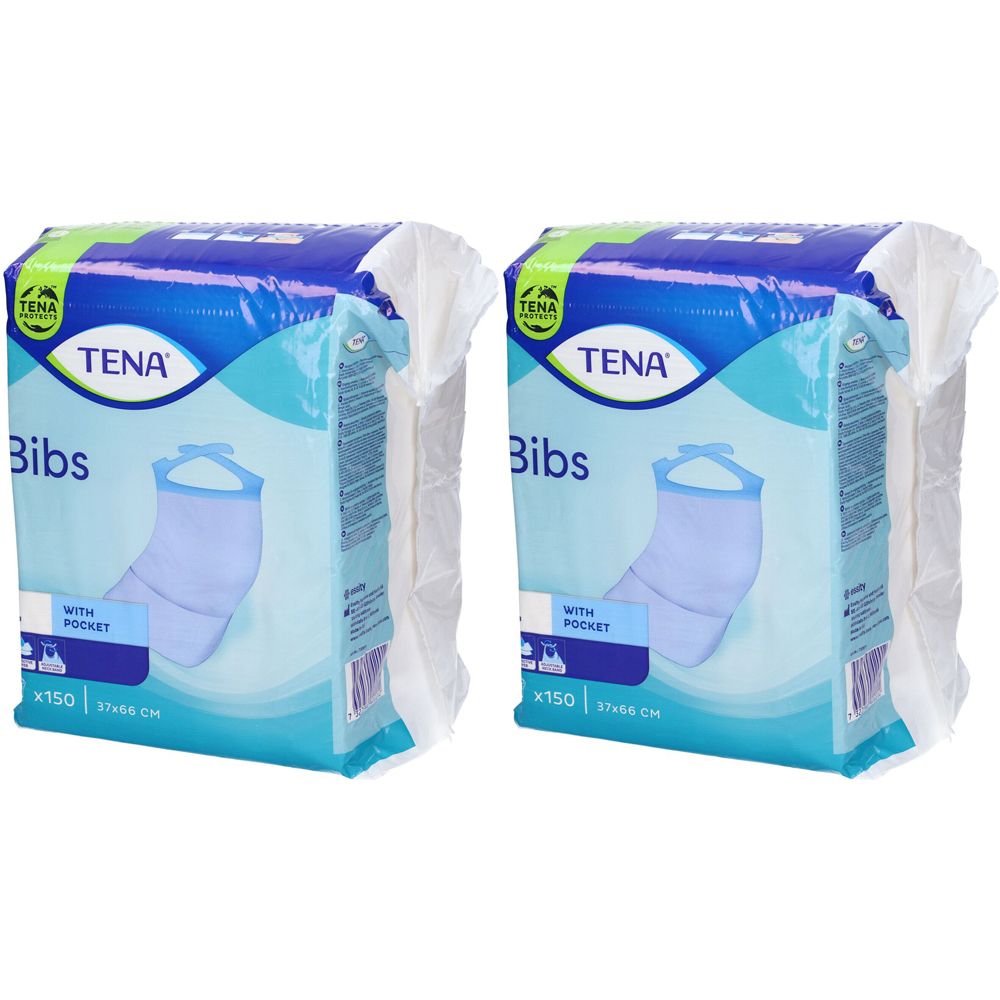 Tena Bibs Bavagli Monouso Misura M/L Set da 2