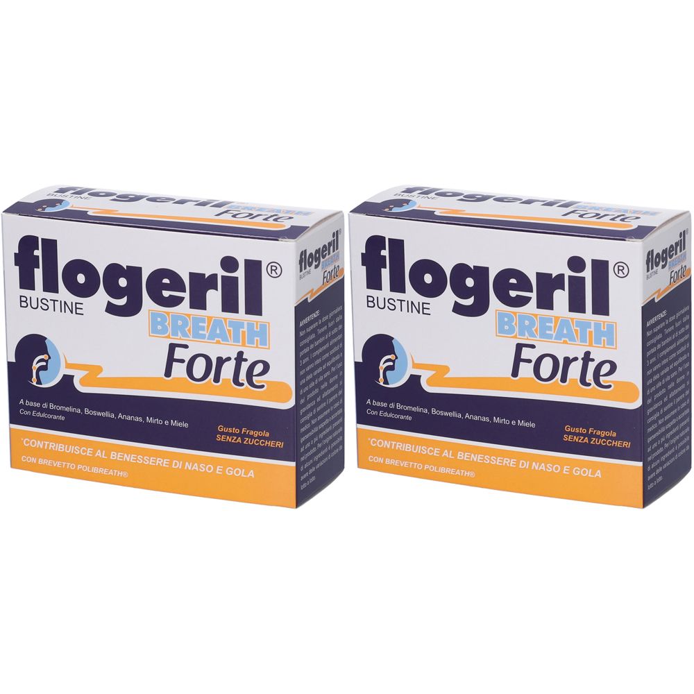 Flogeril Breath Forte 18 Bustine Set da 2
