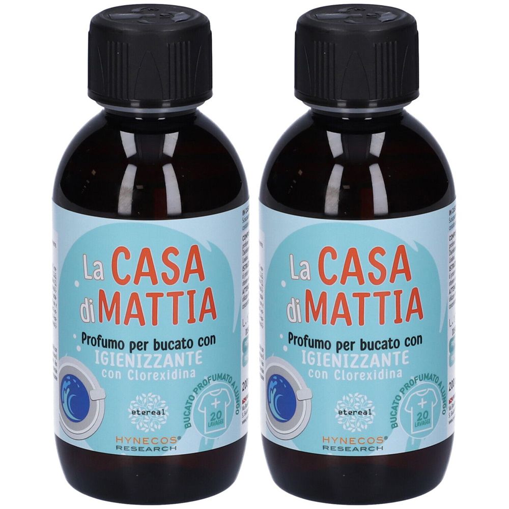 Etereal La Casa Di Mattia Profumo Bucato con Igienizzante Set da 2