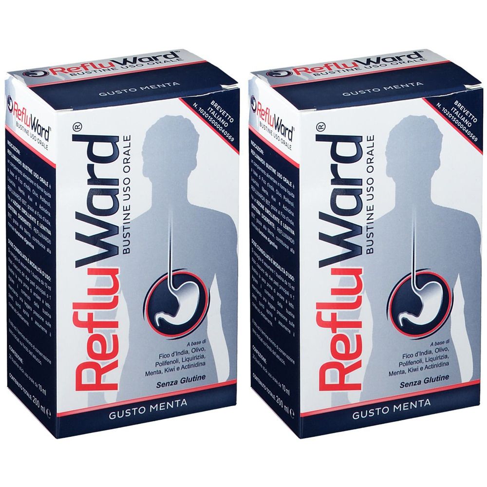 RefluWard® Bustine Uso Orale Gusto Menta Set da 2