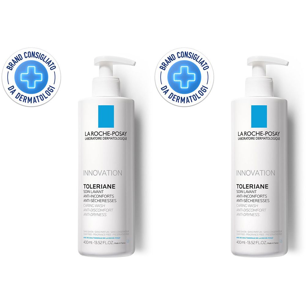 La Roche-Posay Toleriane Crema detergente 400 ml Set da 2