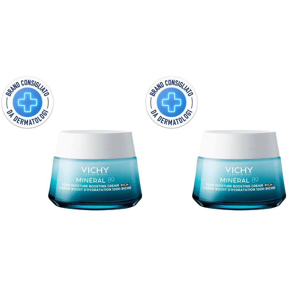 Vichy Mineral 89 Crema Booster Idratante 100h - Ricca
