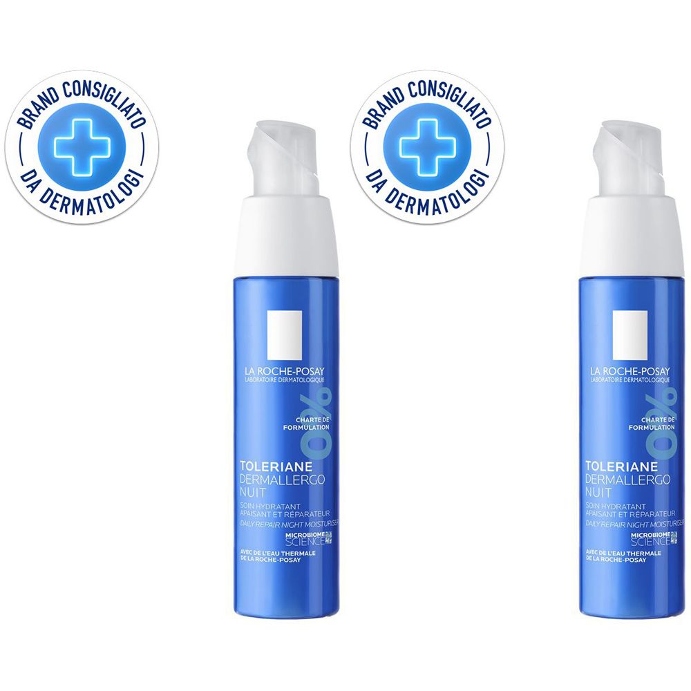 La Roche-Posay Toleriane Dermallergo Notte 40 ml Set da 2