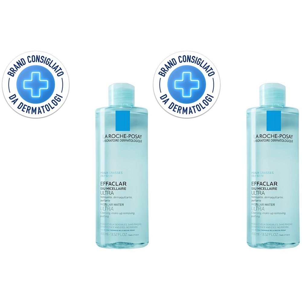 La Roche-Posay Effaclar Detergente Viso Acqua Micellare 400 ml