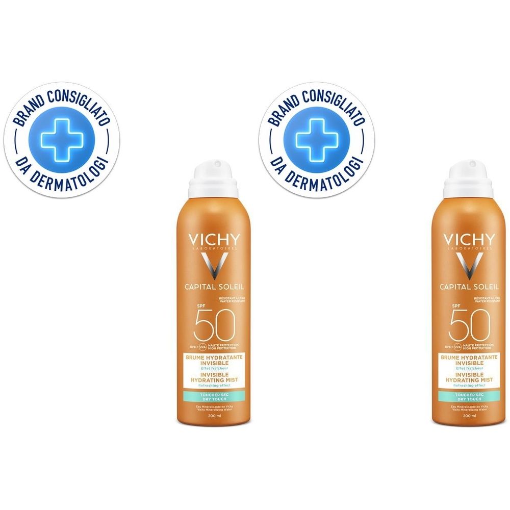 Vichy Capital Soleil Spray Invisibile Idratante SPF 50 200 ml
