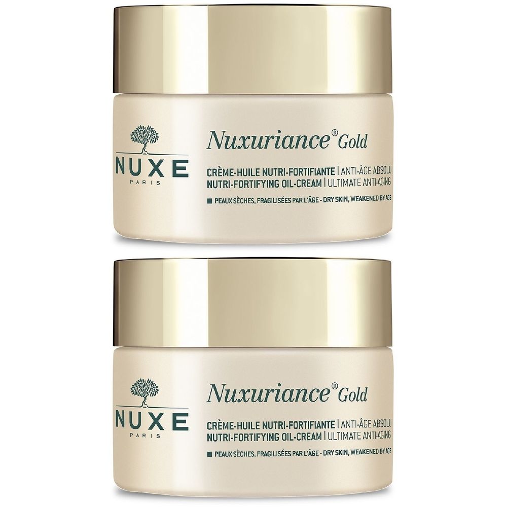 Nuxe Nuxuriance® Gold Crema Olio Nutriente Fortificante Set da 2 2x50