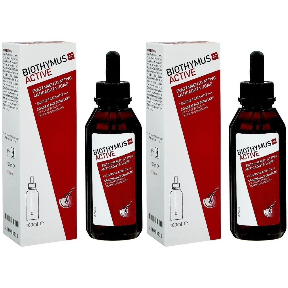 Biothymus AC Active Trattamento Attivo Anticaduta Uomo Lozione Trattante
