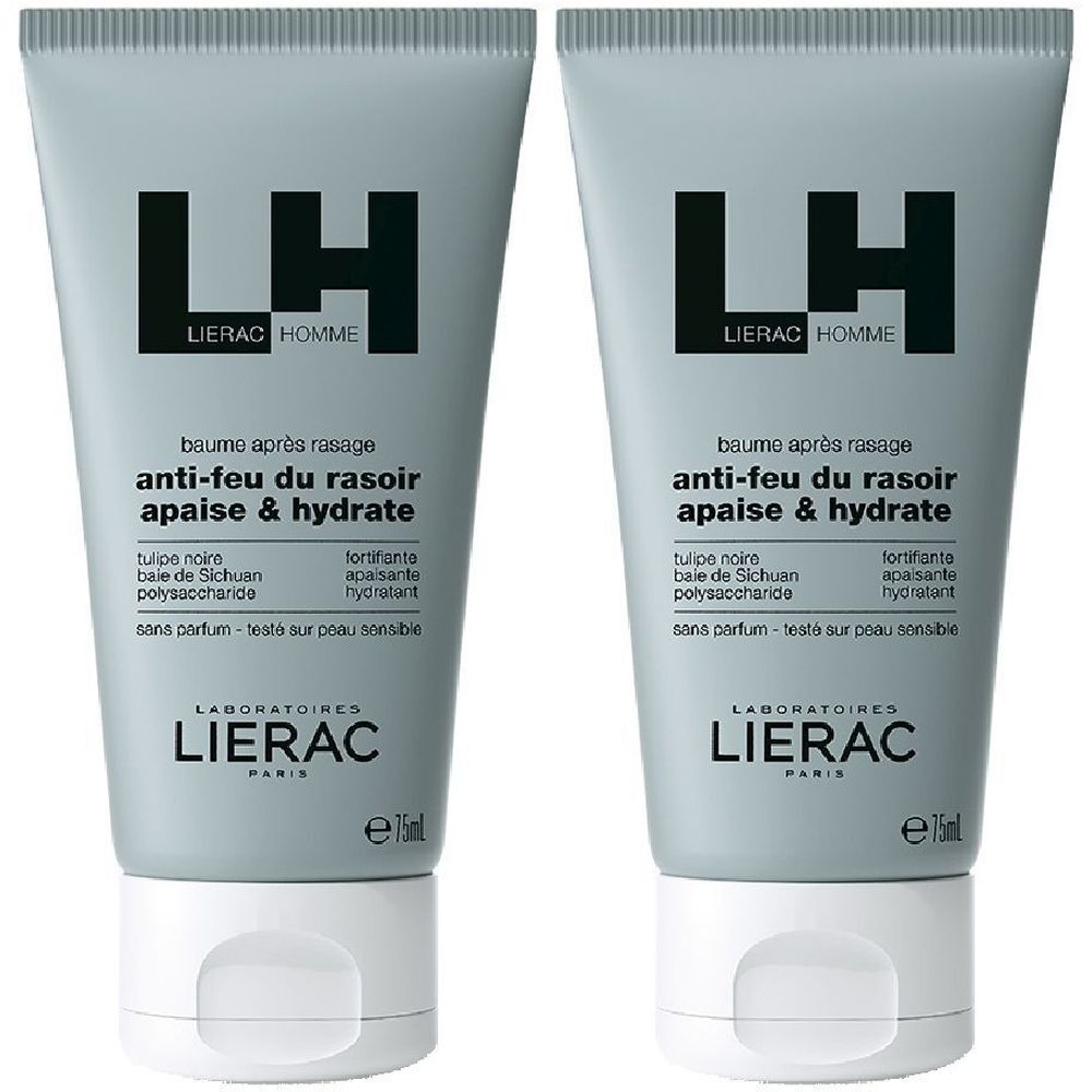 LIERAC Homme Balsamo Dopobarba Anti-irritazione Idratante Lenitivo