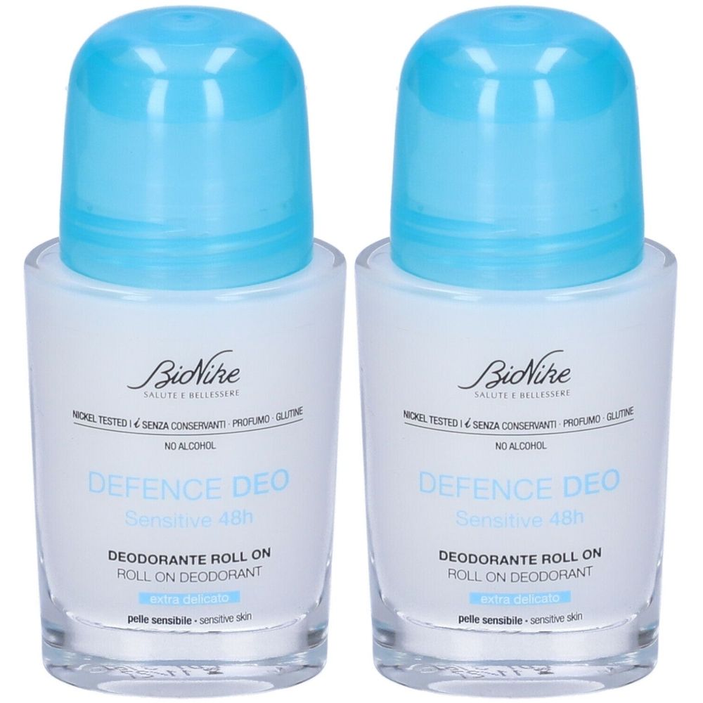 BioNike Defence Deo Roll On Anti-Macchia Set da 2 2x50 ml Roller