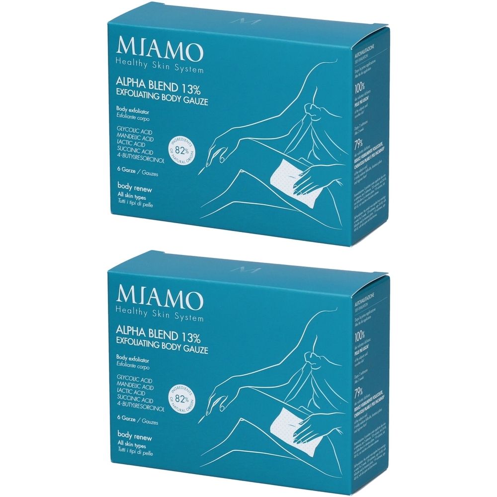 Miamo Body Renew Alpha Blend 13% Exfoliating Body Gauze Inbevute