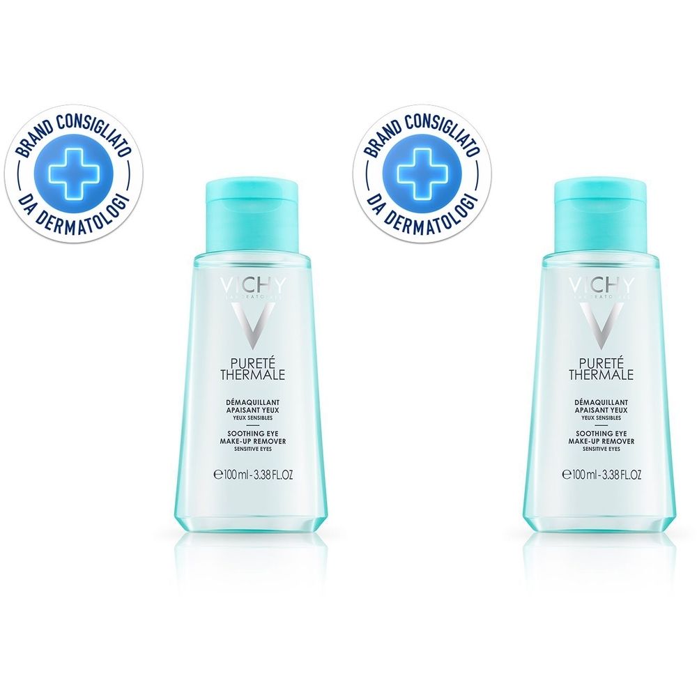 Vichy Struccante occhi lenitivo 100 ml 2x100 ml Lozione viso