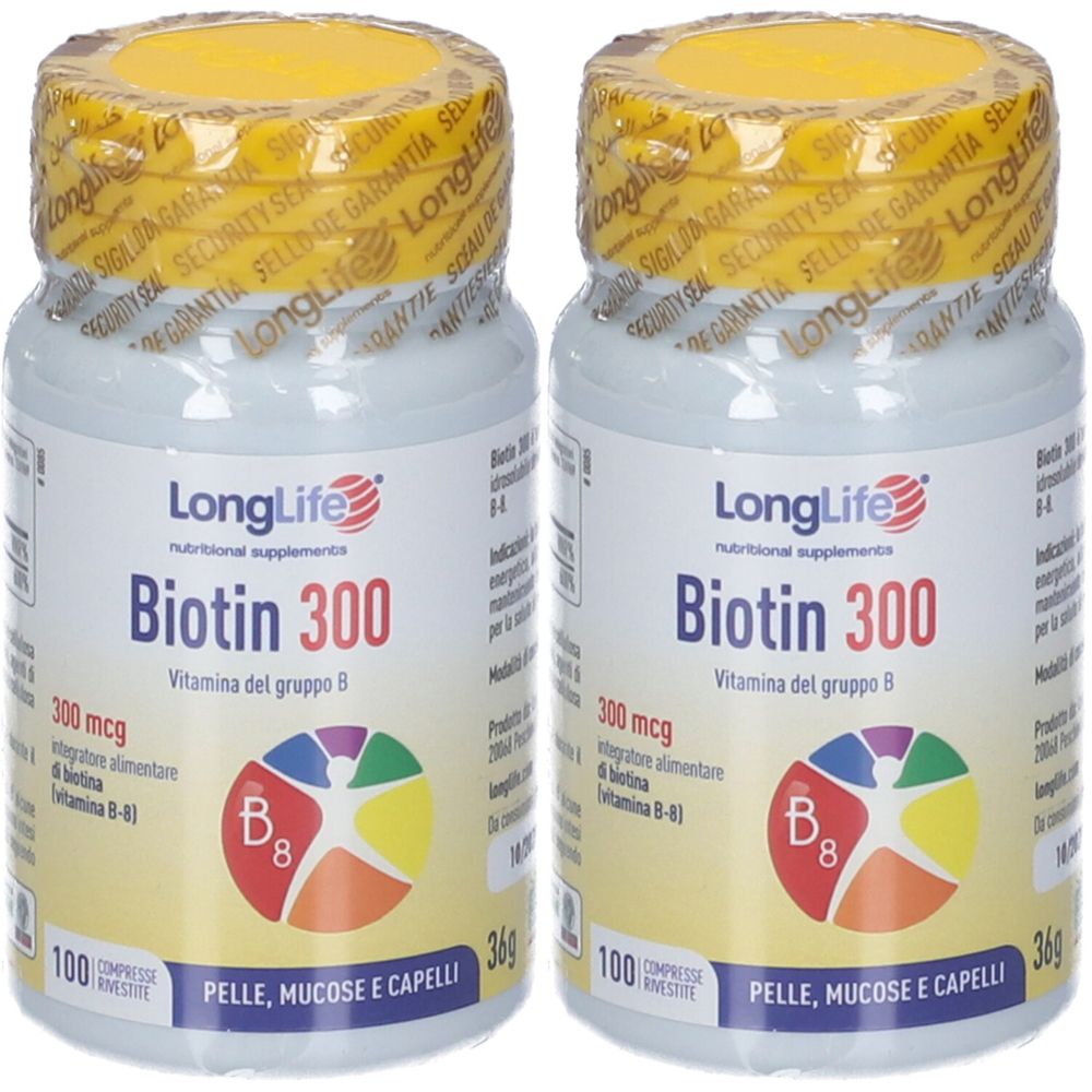 LongLife® Biotin 300 mcg