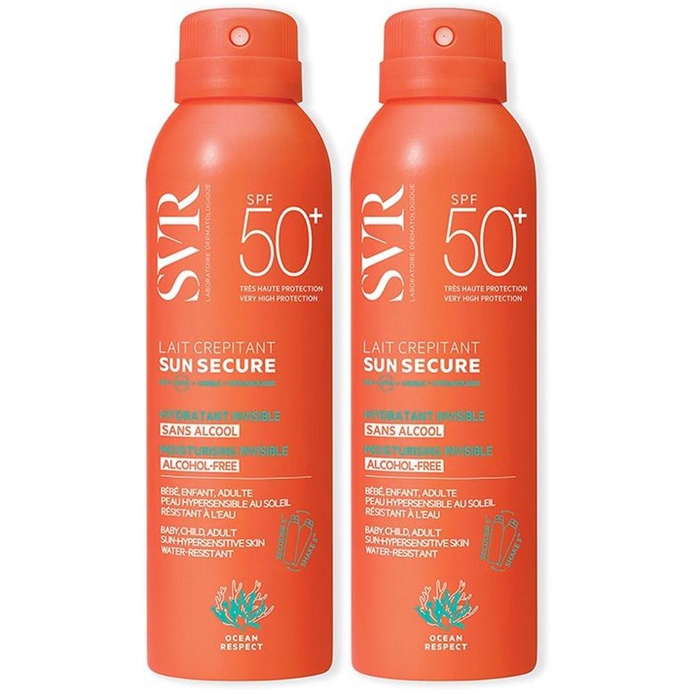 SVR SUN SECURE Lait Crépitant SPF 50+