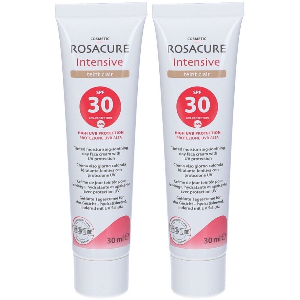 Rosacure Intensive Teint Clair Spf30 High Uvb Protection 30 Ml