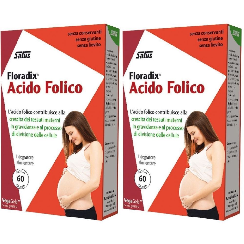 Floradix® Acido Folico Set da 2 2x60 pz Capsule