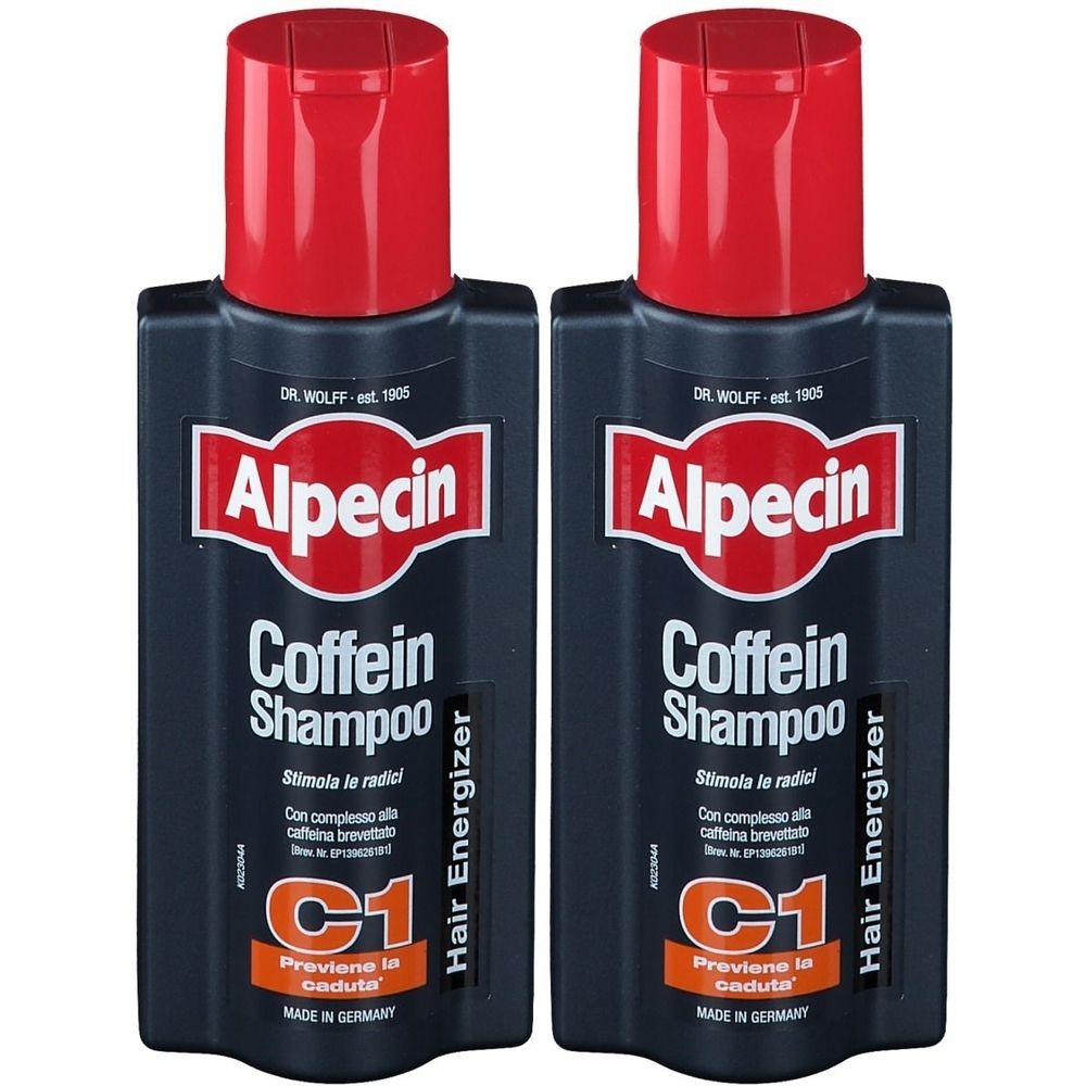 Alpecin Coffein C1 Shampoo Set da 2 2x250 ml