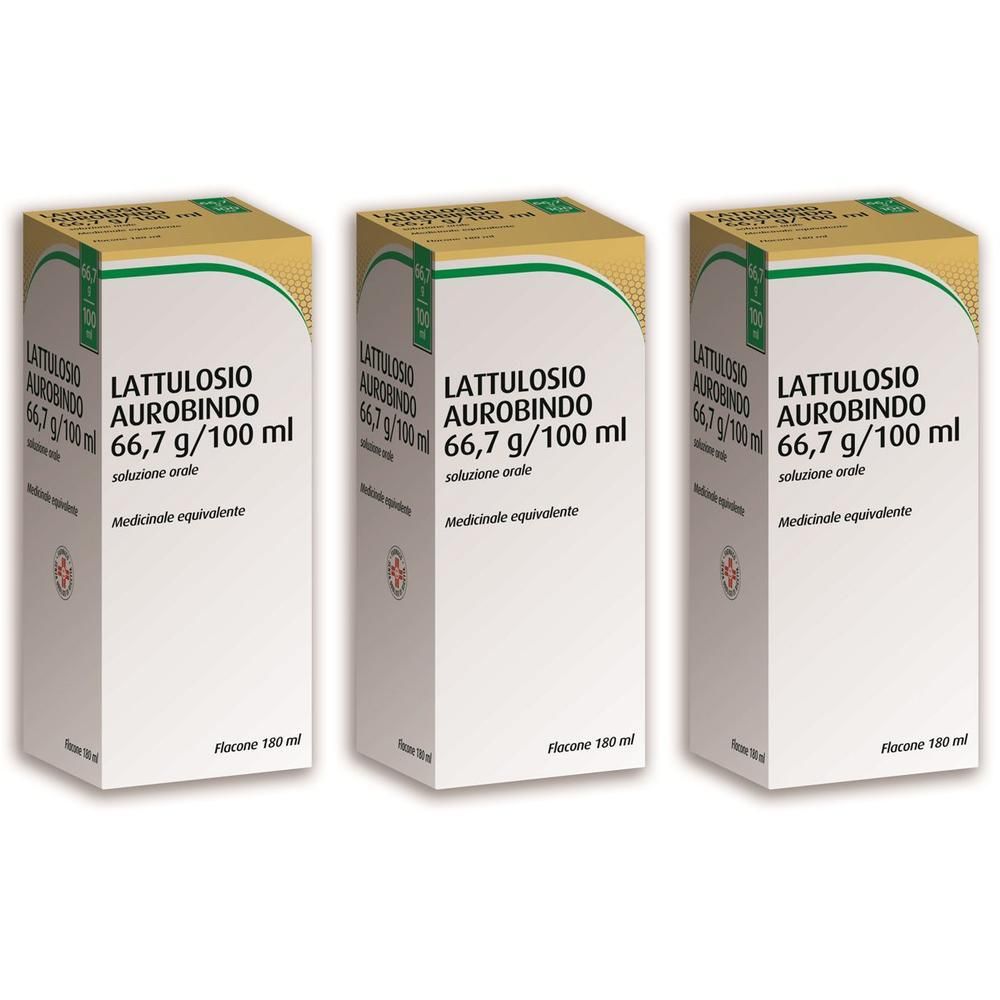 Lattulosio Aurobindo 66,7 G/100 Ml Soluzione Orale