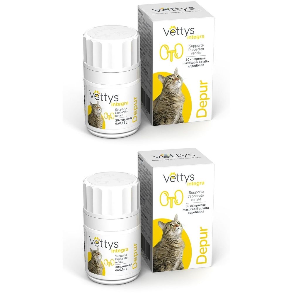 Vettys Integra Depur Gatto Set da 2