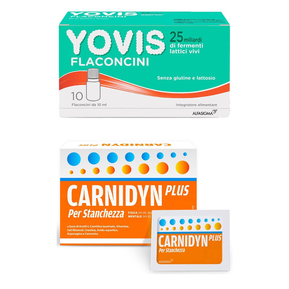ALFASIGMA YOVIS Flaconcini + CARNIDYN PLUS®