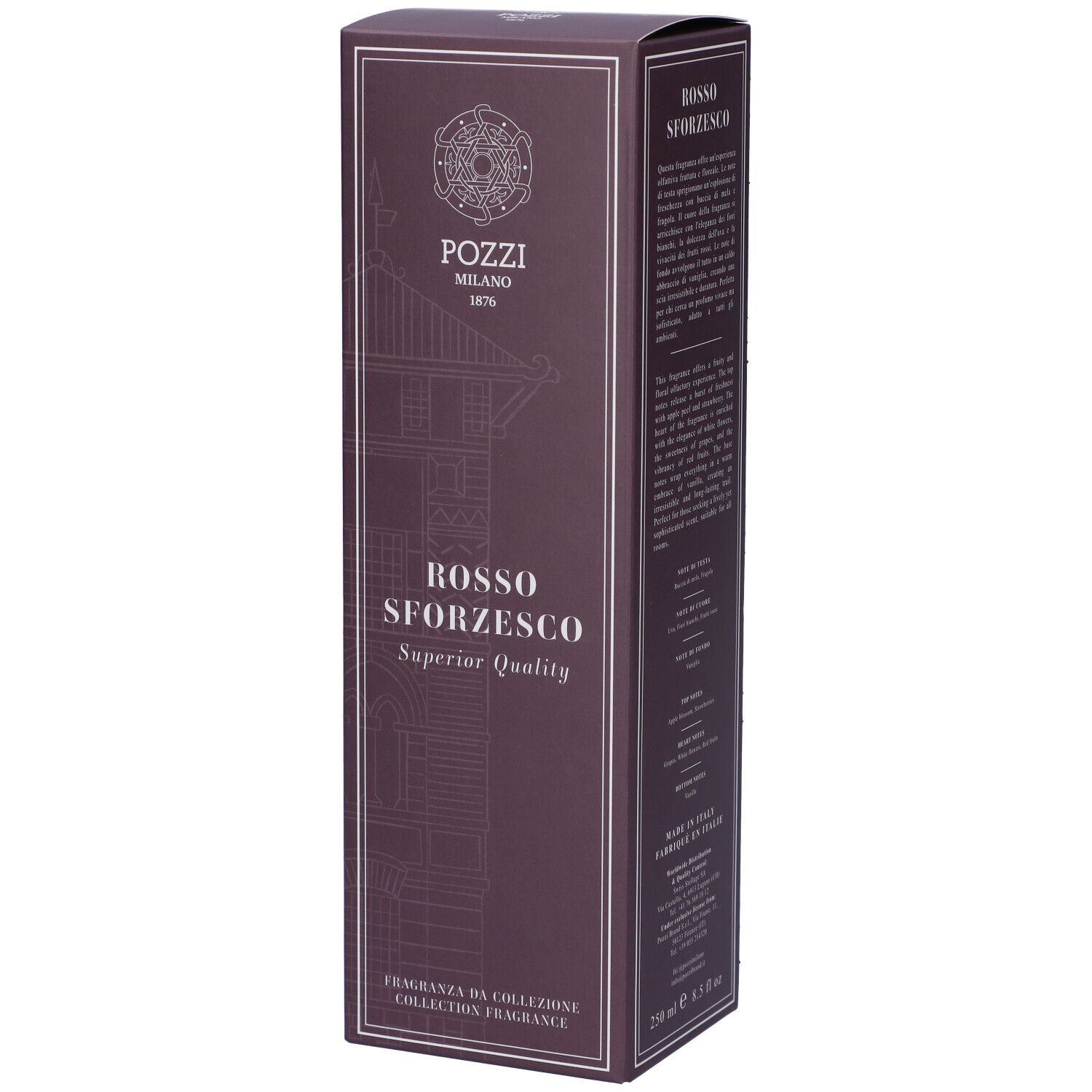 Pozzi Milano 1876 Fragranza Ambiente Rosso Sforzesco