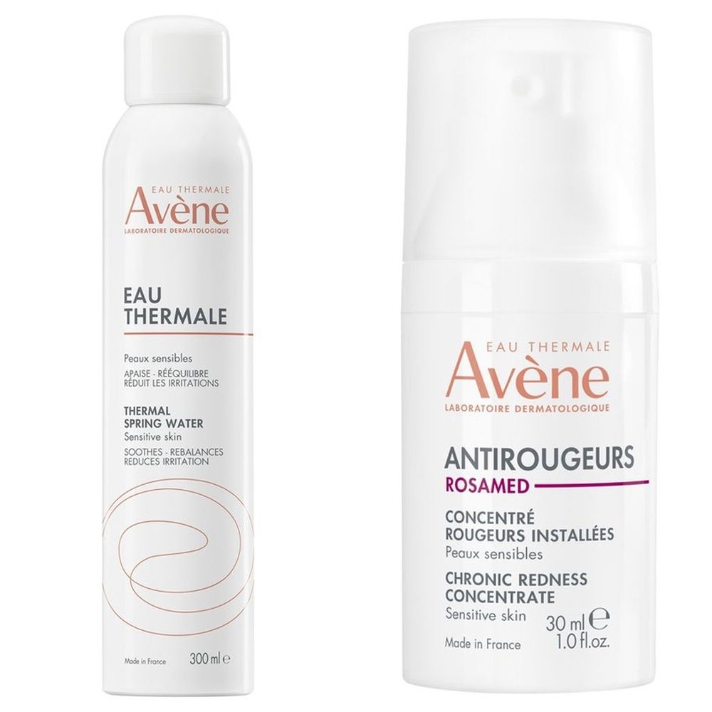 Avéne Concentrato Rossori Persistenti + Eau Thermale Acqua Termale Spray Pelle sensibile e Irritabile
