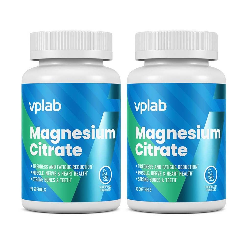 VPLAB Magnesium Citrate Set da 2