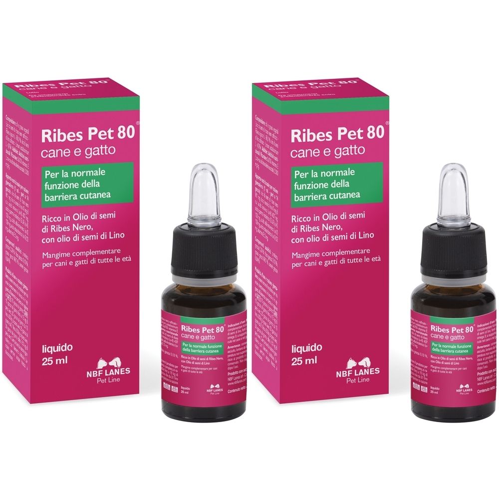 Ribes Pet 80 Gocce Olio 25 Ml Con Contagocce