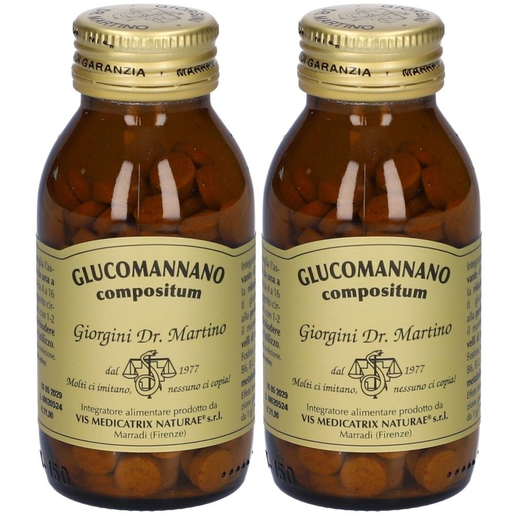 Glucomannano Compositum 180 Pastiglie 90 G
