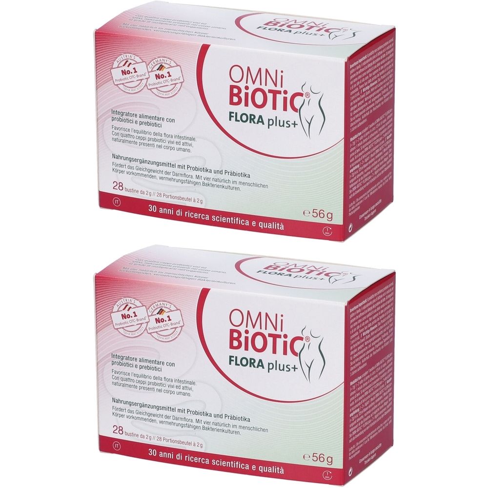 Omni Biotic Flora Plus+ 28 Bustine Da 2 G