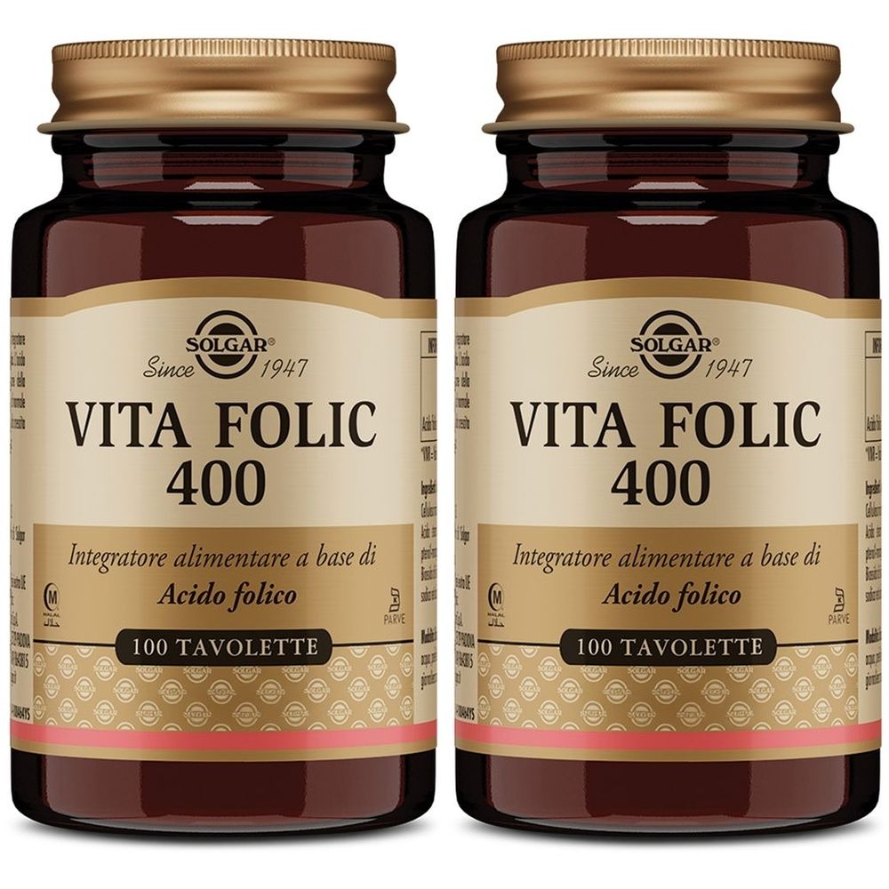 SOLGAR® Vita Folic 400- Risparmia il 10% con il codice: solgarx0926