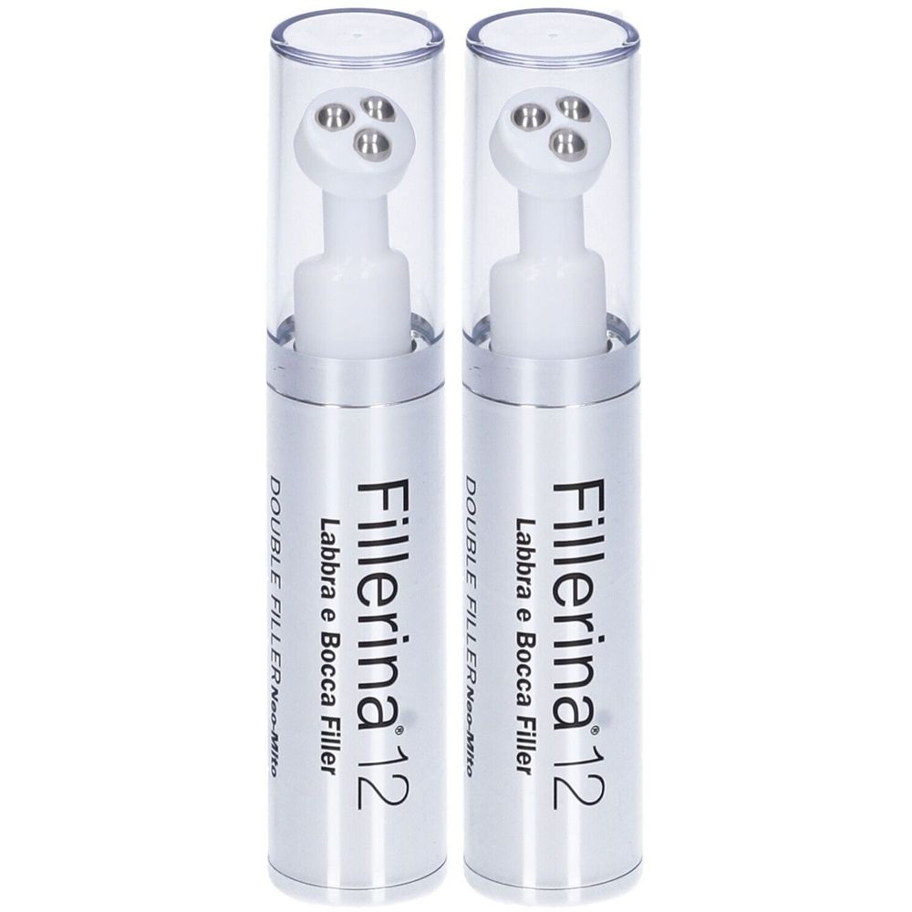 Fillerina 12 Double Filler Neo Mito Labbra E Bocca Gel Base Grado 5 Dispenser Lip Massage Tip