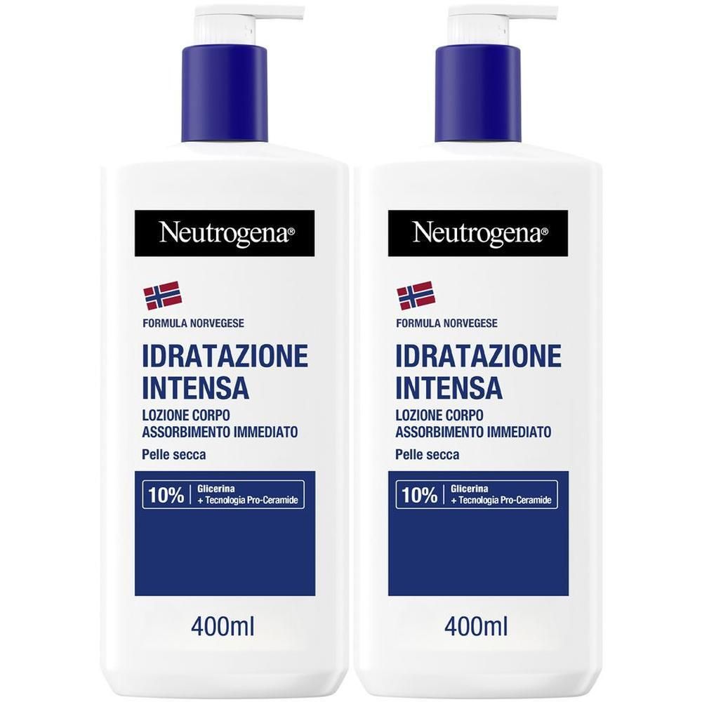 Neutrogena Crema Idratante Corpo Intensa Profumata, per Pelle Secca, Formula Norvegese 400 ml