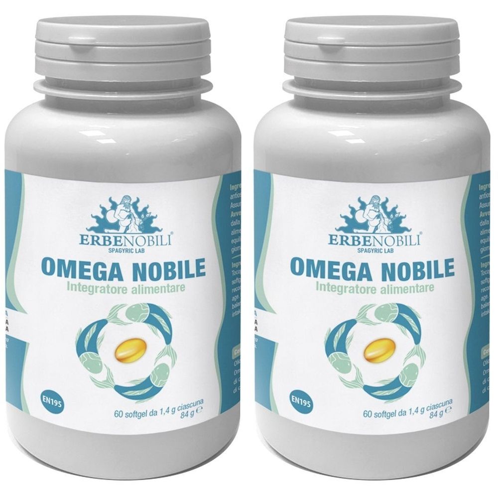 Omega Nobile 60 Softgel Set da 2 2x84 g Perle