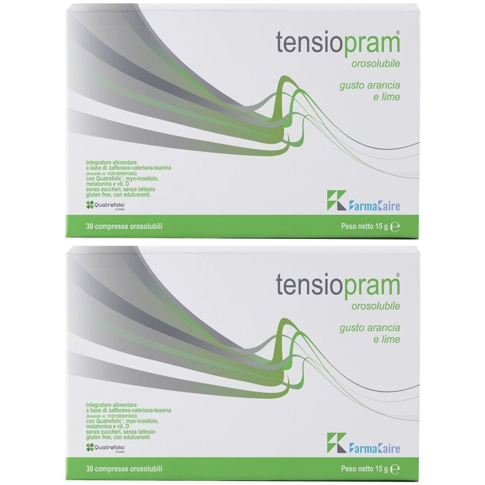 Tensiopram Orosolubile 30 Compresse Masticabili Gusto Arancia E Lime
