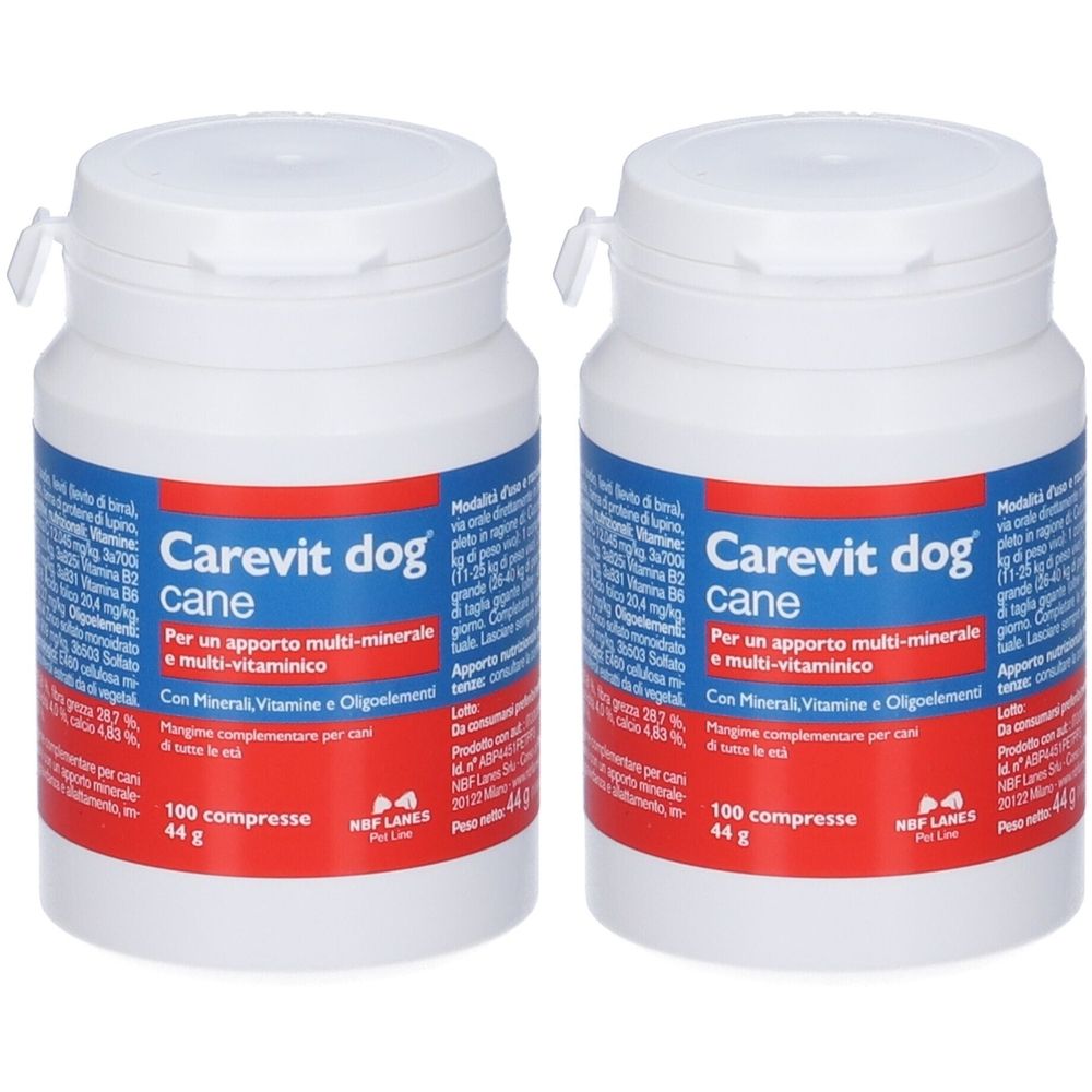 Carevit Dog Flacone 100 Compresse Appetibili