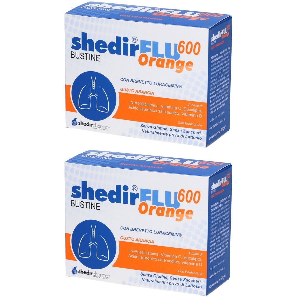 shedir®flu600 Orange Bustine Gusto Arancia