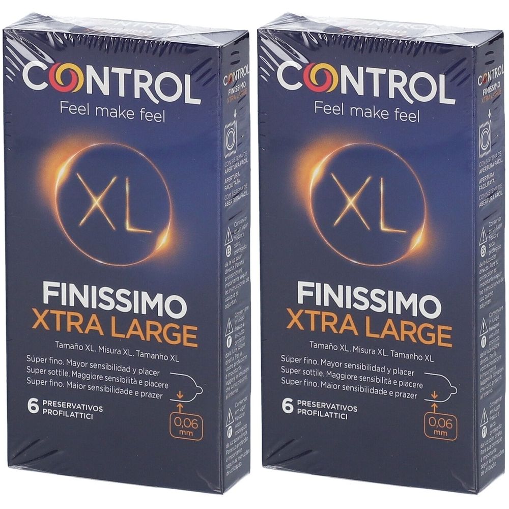 CONTROL Finissimo Extra Large Set da 2 St