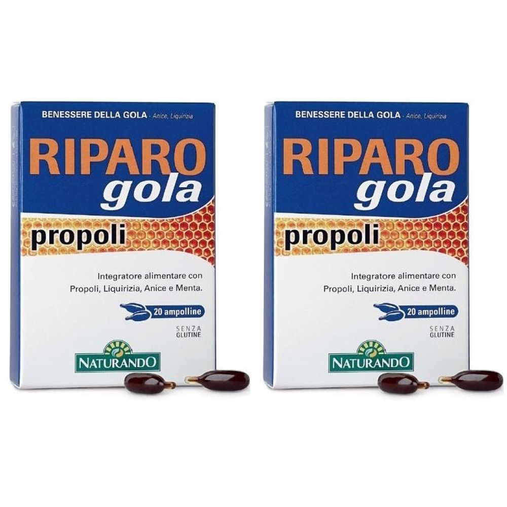 Riparo Gola Propoli 20 Ampolle Bevibili