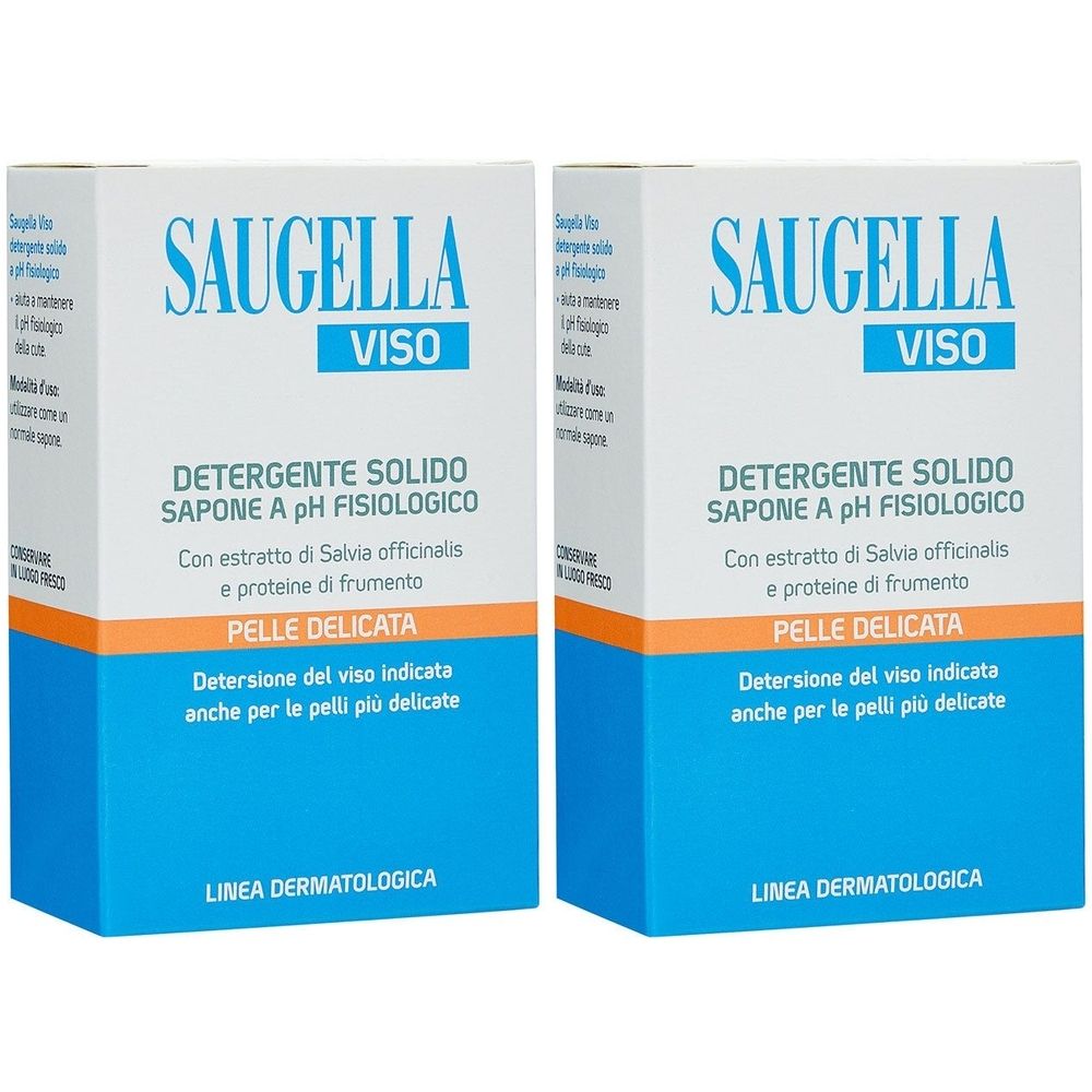 SAUGELLA Viso Detergente Solido Sapone pH Fisiologico