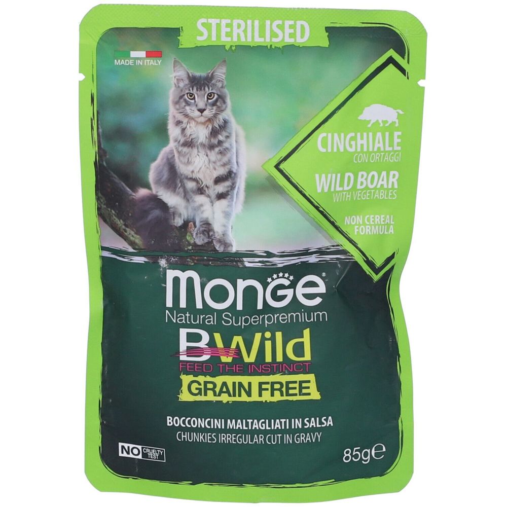 Monge Bwild Busta Sterilised Cinghiale/Ortaggi