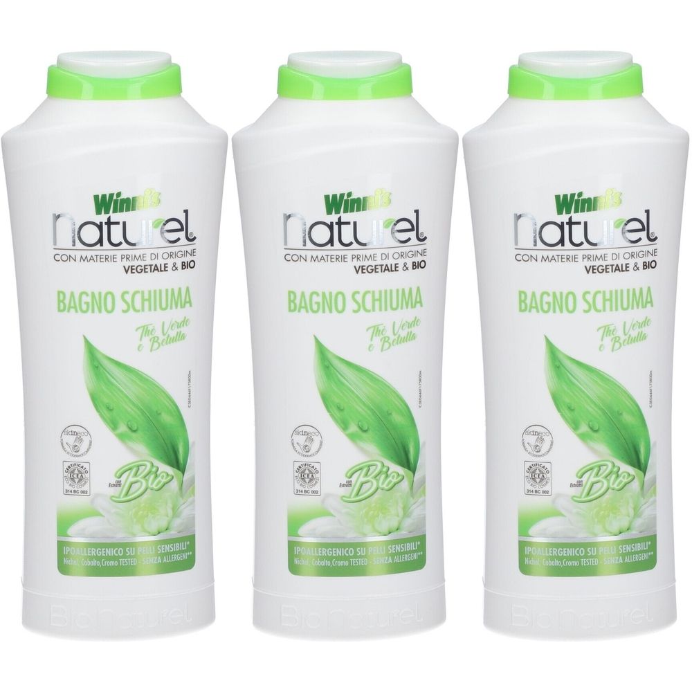 Winni's Naturel Bagnoschiuma Thè Verde e Betulla