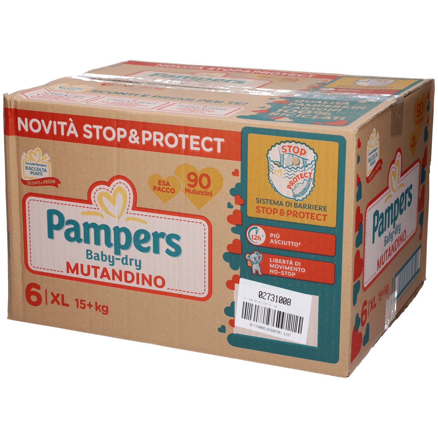 Pampers Baby Dry Mutandino Esa XL