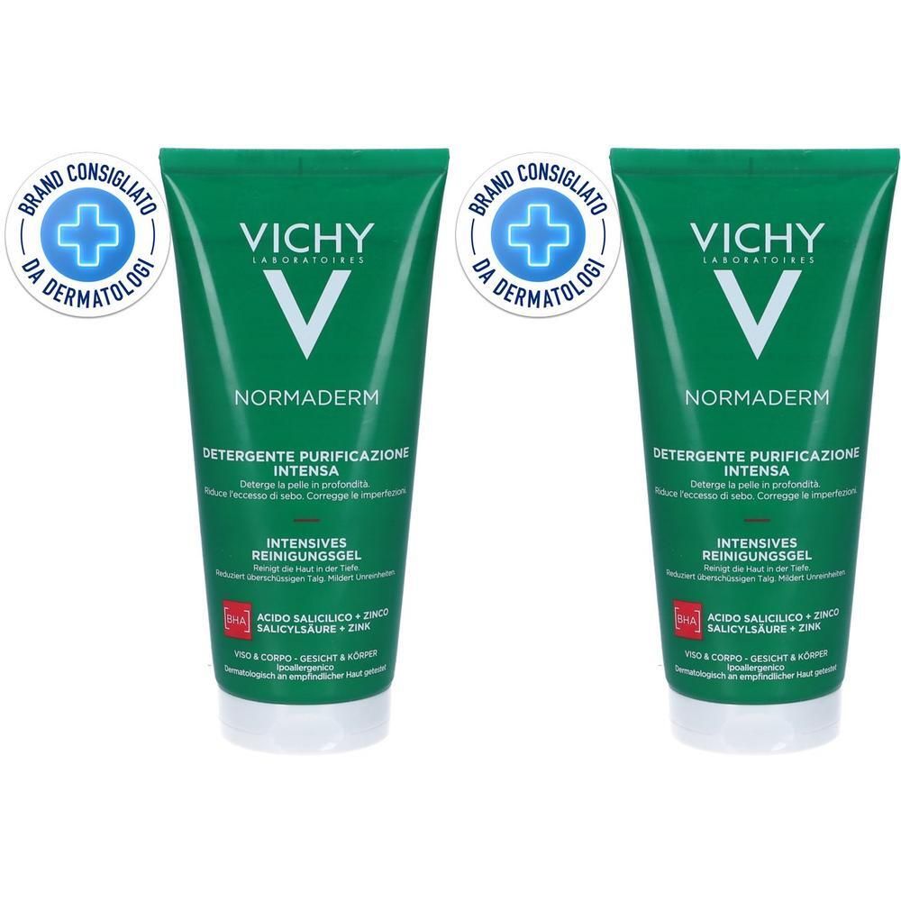 Vichy Normaderm Gel Purificazione Intensa Viso e Corpo per pelle a tendenza acneica 200 ml