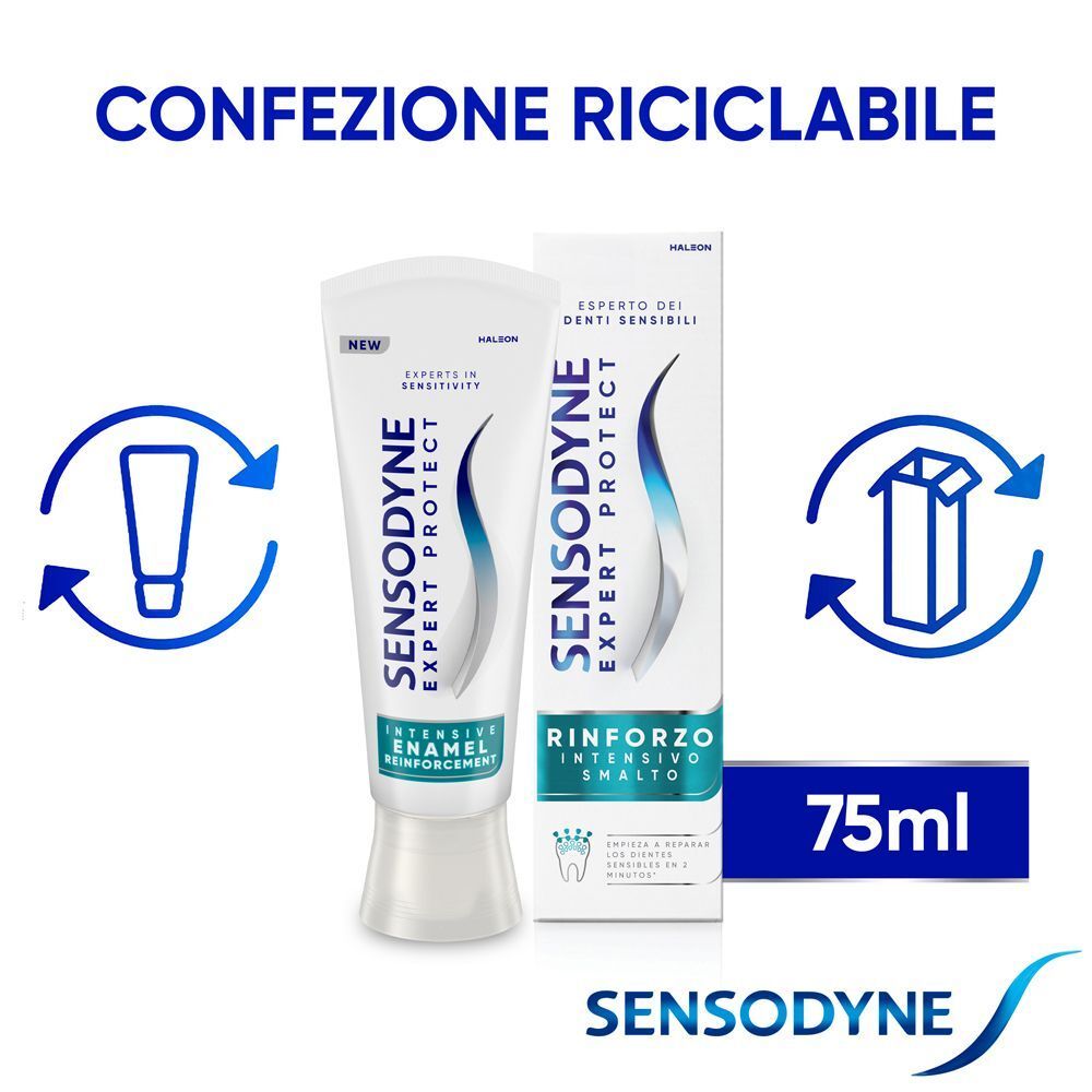 Sensodyne Expert Protect Rinforzo Smalto, Denti Sensibili, 75ml