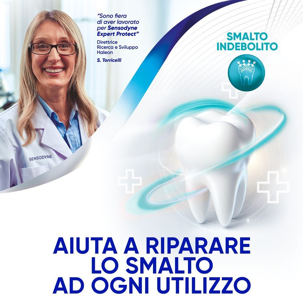 Sensodyne Expert Protect Rinforzo Smalto, Denti Sensibili, 75ml
