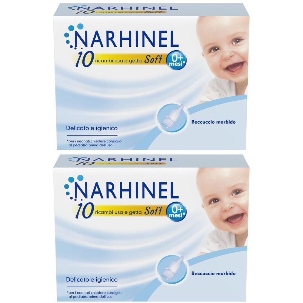 Narhinel Ricambi per Aspiratore Nasale Neonati e Bambini, 10pz