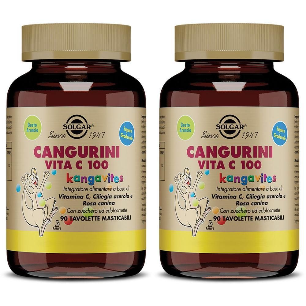 Solgar Cangurini Vita C 100 Kangavities Tavolette
